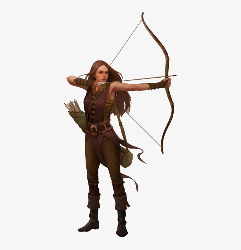 Spell Lists - Archer Bow Katana Female, transparent png download