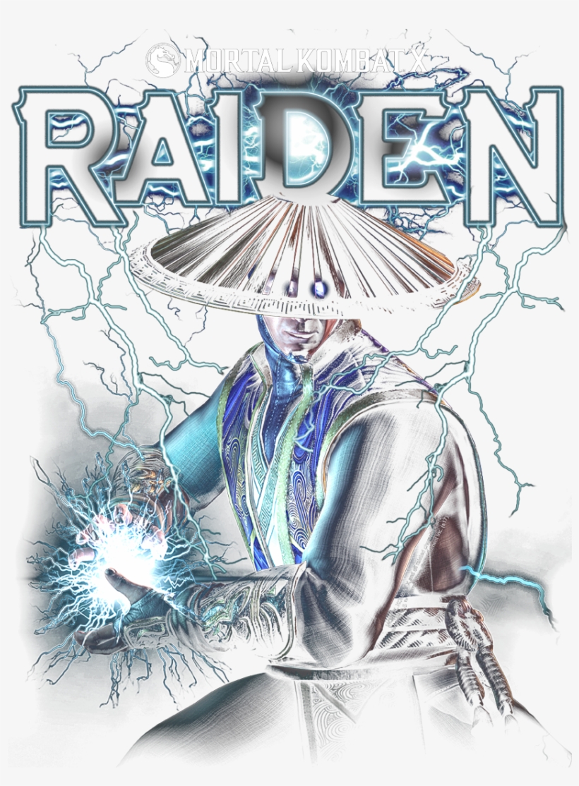 Mortal Kombat Raiden Men's Crewneck Sweatshirt - Crew Neck, transparent png download