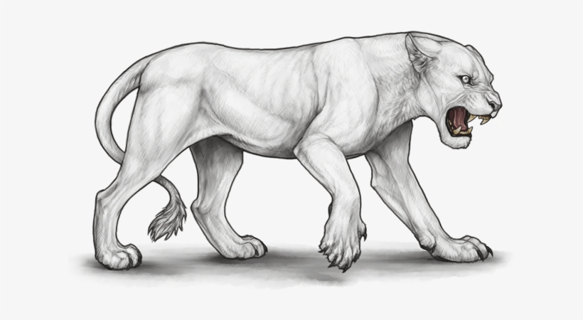 Lioden Evil Pose Lineart, transparent png download