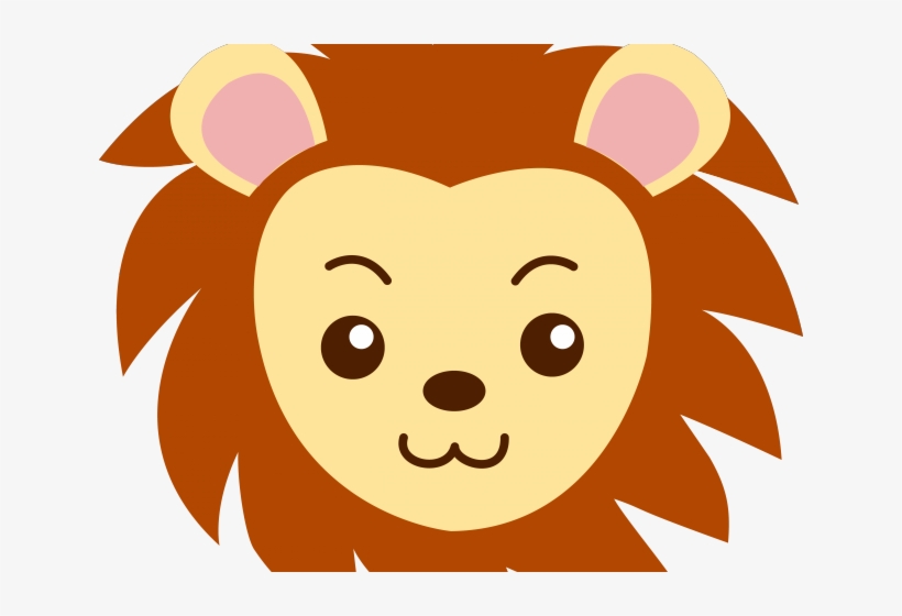 Cartoon Lion Pictures Free Download Clip Art - Lion Face Clipart, transparent png download