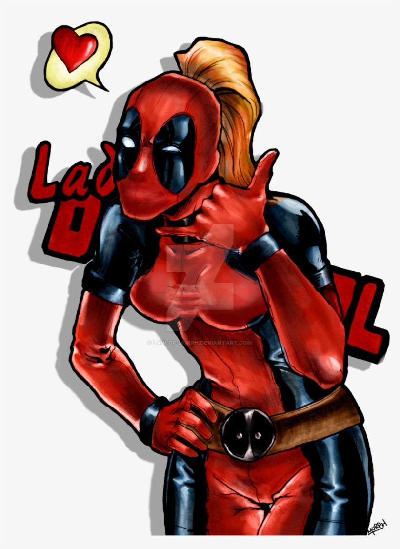 Colossus Colored Banner Free - Girl Deadpool, transparent png download
