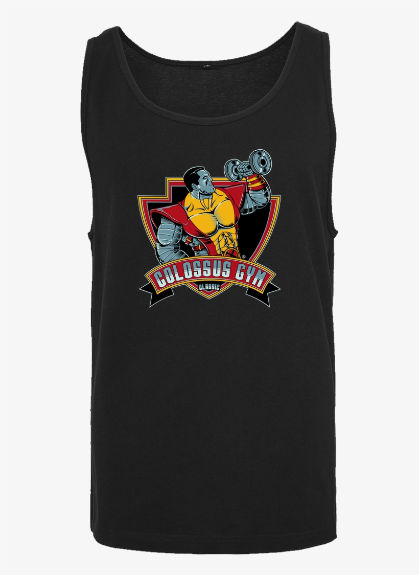 Fernando Sala Soler Colossus Gym T-shirt Tanktop Men - Colossus Gym Classic Comic Slouchy V-neck, transparent png download