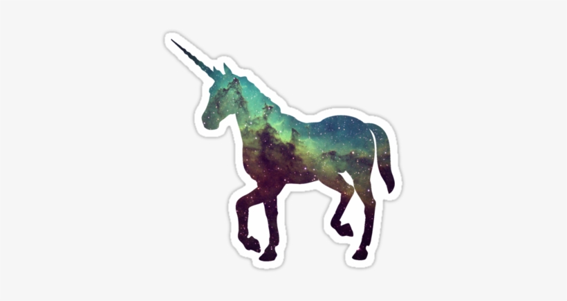 I Believe In Space Unicorns - Simple Unicorn Silhouette, transparent png download