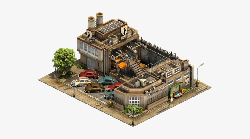 33 Postmodernera Car Factory - Scale Model, transparent png download