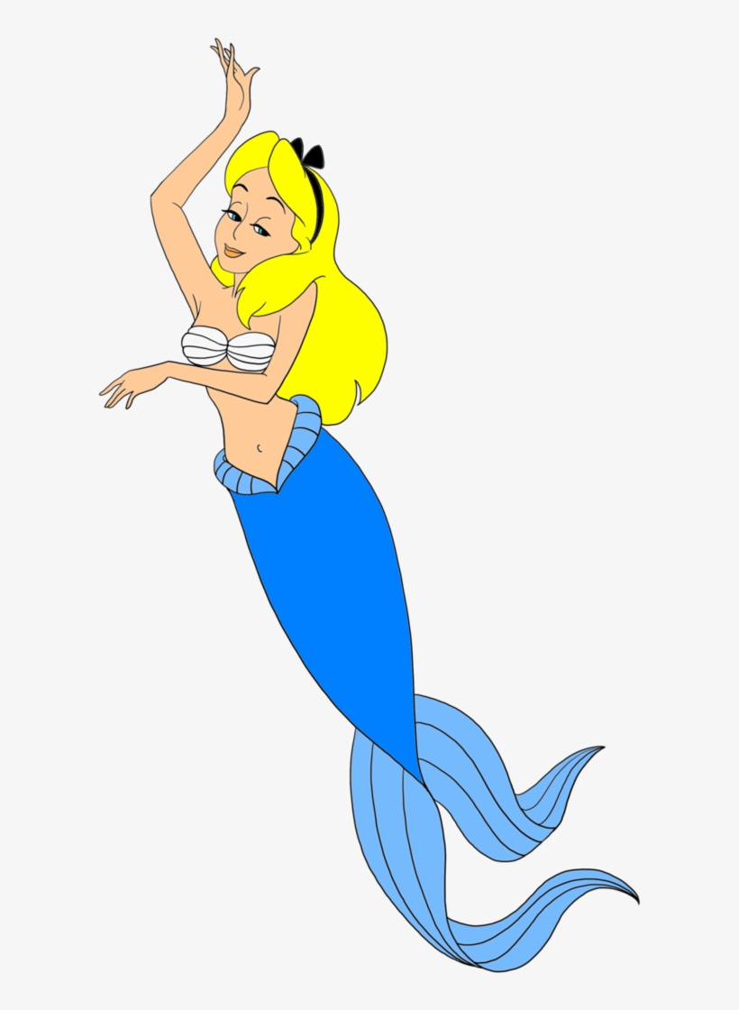 Alice Free Download Png - Mermaid Alice, transparent png download