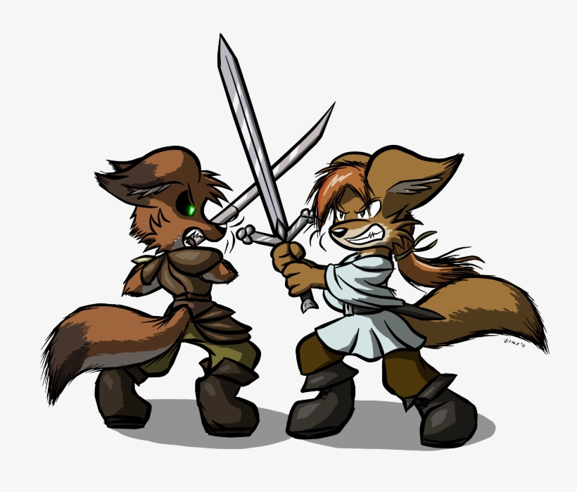 Fighting Png Transparent Picture - Sword, transparent png download