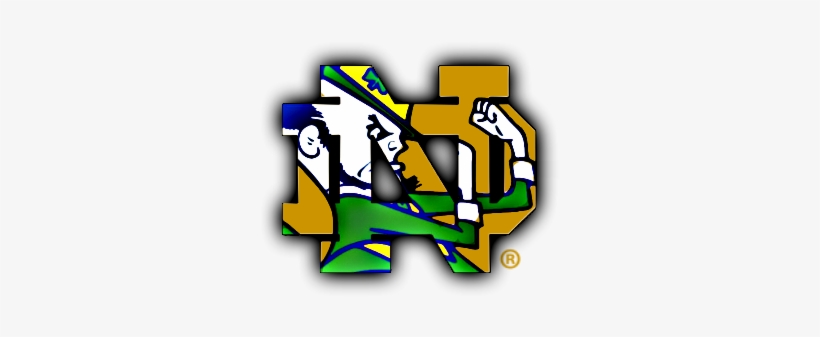 Share This Image - Poster Revolution Ncaa Notre Dame 2-sided Garden Flag, transparent png download