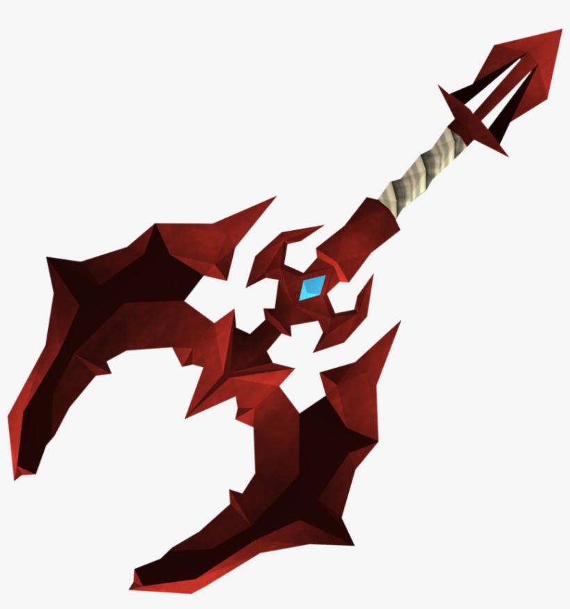 Axe Clipart Battle Axe - Red And Black Battle Axe, transparent png download