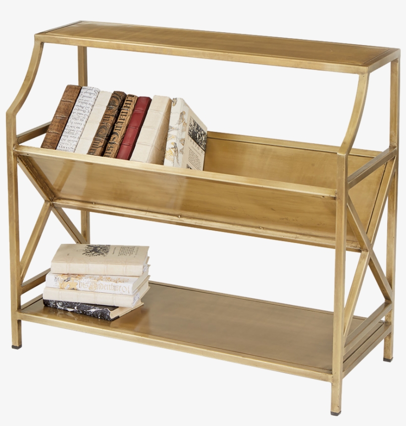 Brass Bookshelf, transparent png download