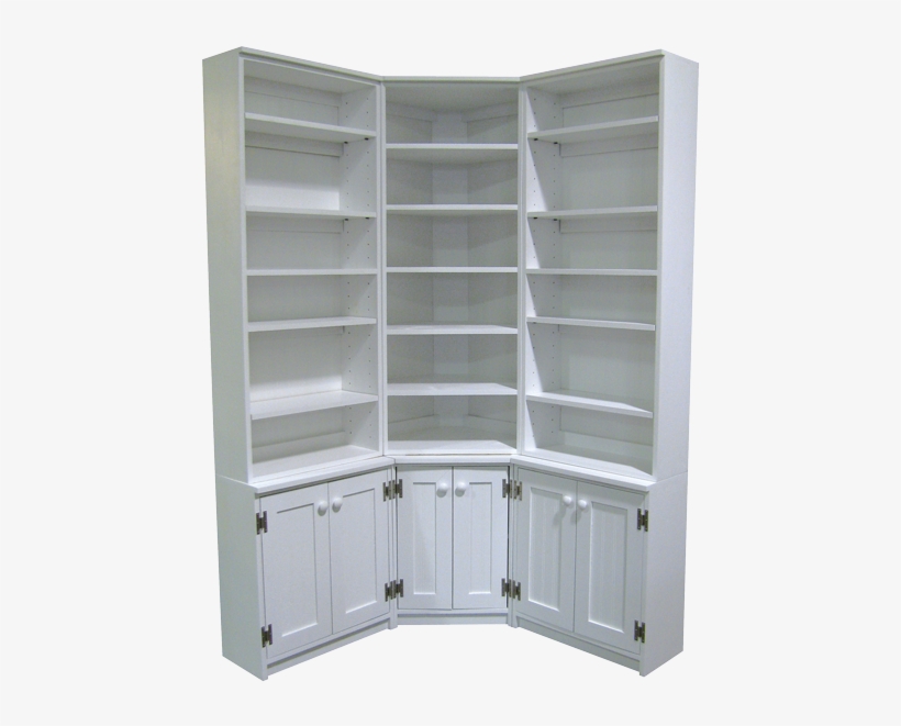 Custom Corner Bookshelf Unit, transparent png download