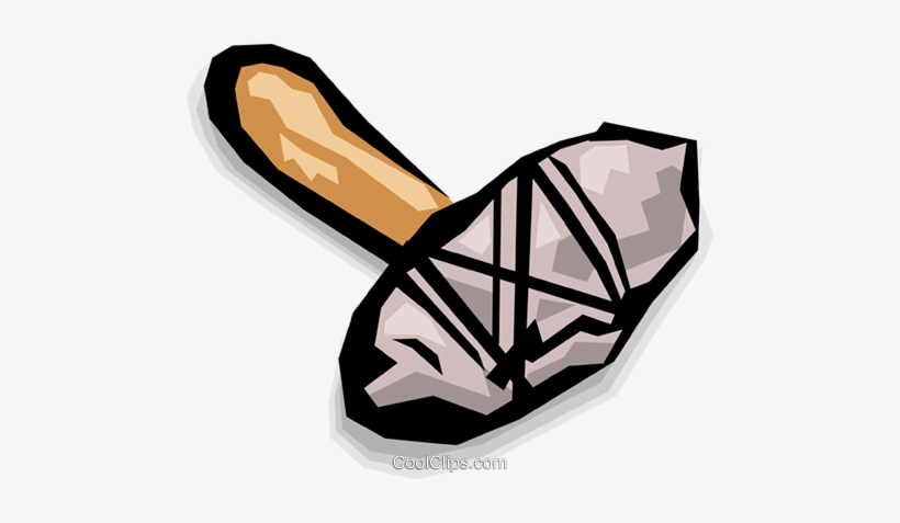 Stone Battle Axe Royalty Free Vector Clip Art Illustration - Society, transparent png download