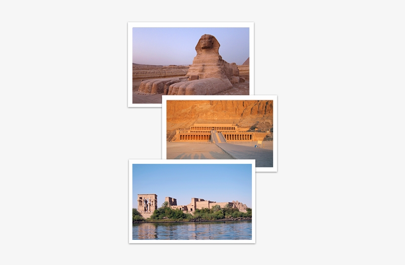 Collage 1 Egypt - Hatschepsut Tempel, transparent png download