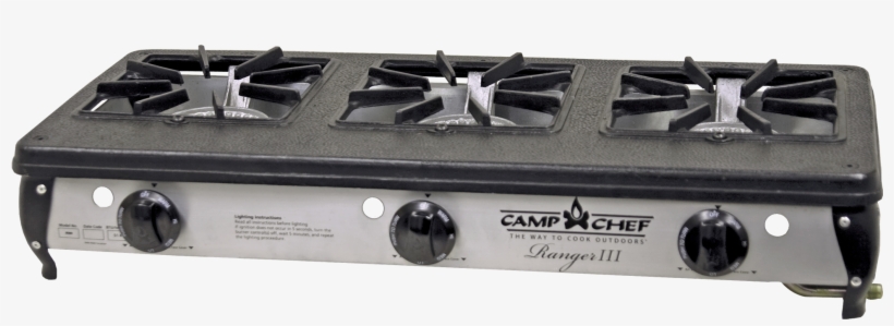Burner Blind Stove, 3 Burner Stove, 3 Burner Blind - Camp Chef Ranger Iii Three-burner Camp Stove, transparent png download