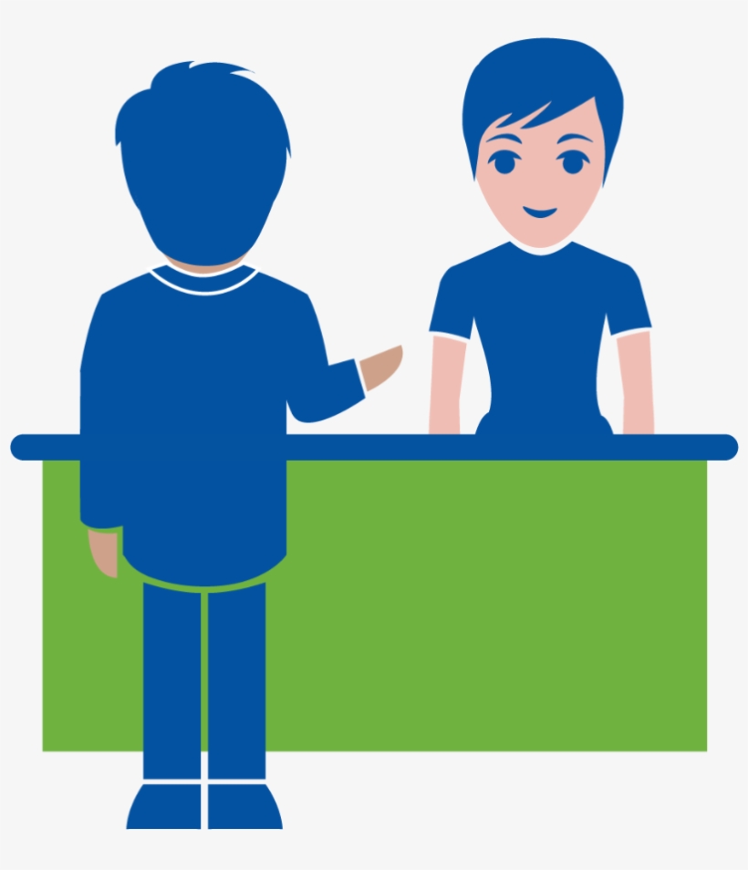 In Person - Paying Cartoon Png, transparent png download