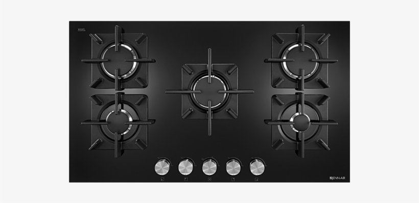 Jgc2536eb Main Main - Jennair Jgc2536eb 36" Glass 5-burner Gas Cooktop, transparent png download