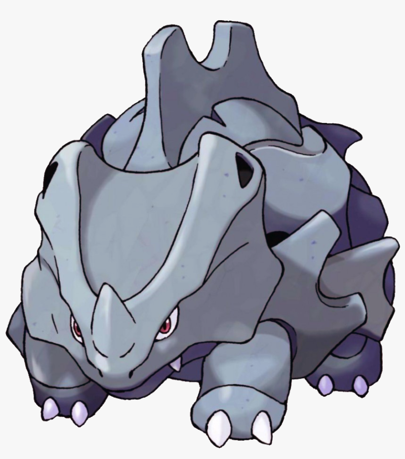 Rhyhorn - Pokemon Rihorn, transparent png download