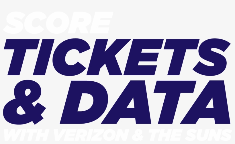 Score Tickets & Data With Verizon & The Suns - Poster, transparent png download