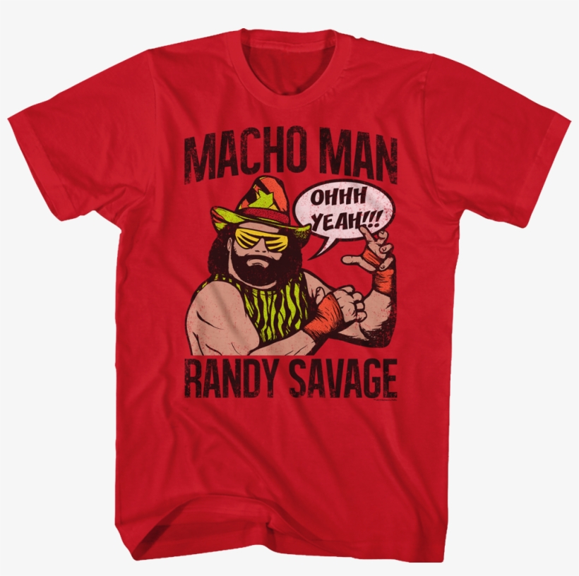 Ohhh Yeah Macho Man Randy Savage T-shirt - Death Individual Thought Patterns Shirt, transparent png download
