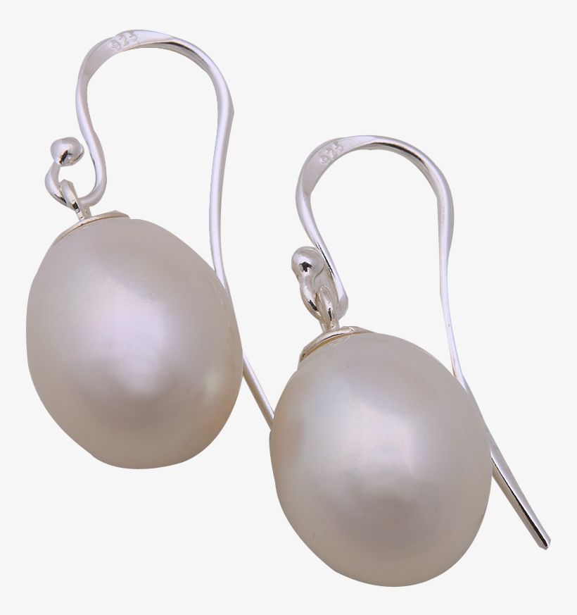 Pearl Drop Earings - Earrings, transparent png download