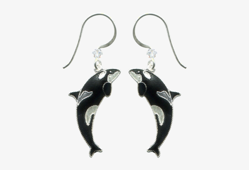 Orca Female Earrings, transparent png download