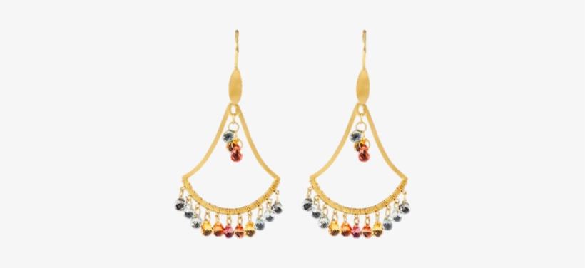 Sapphire Drop Earrings - Earring, transparent png download