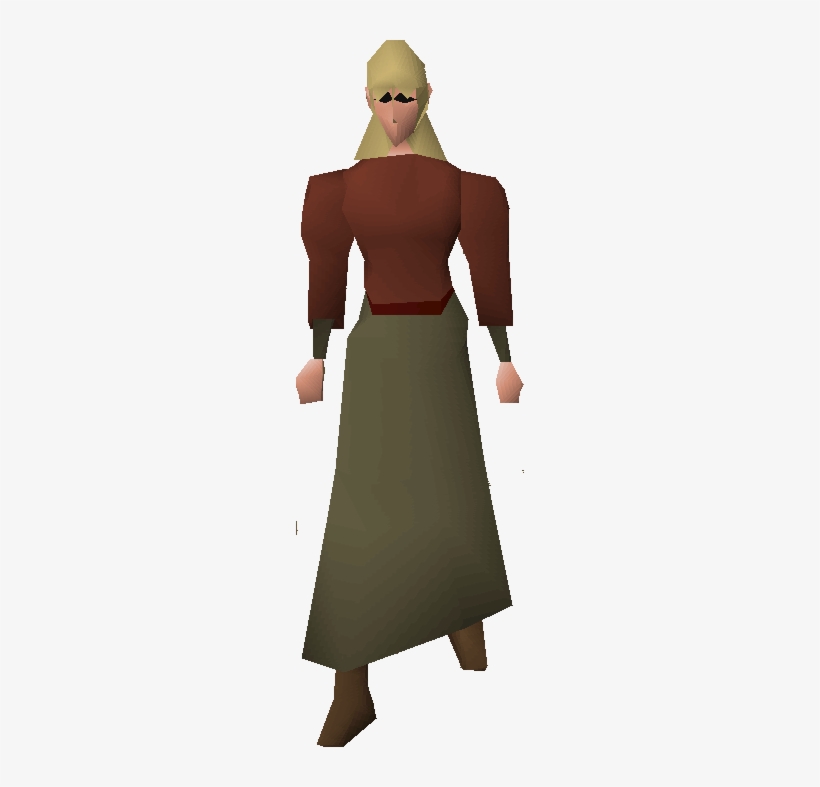 Flower Girl - Runescape Old School Lady, transparent png download