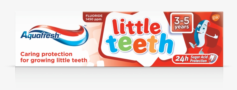 Aquafresh Unveils New Packaging For Children's Range - Aquafresh Little Teeth, transparent png download