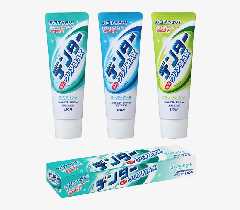 Cleaning Powder Effectively Removes Plaque And Leaves - デンター クリアmax スーパークール タテ型 10%増量 154g, transparent png download