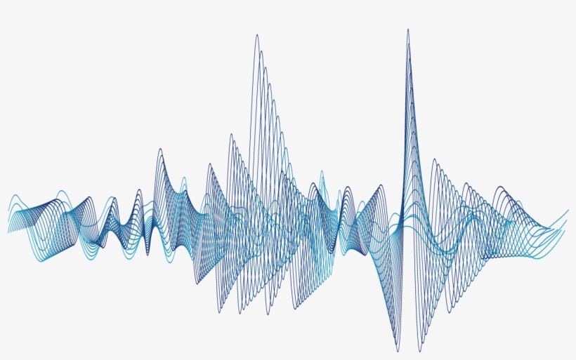 Waveform Ultrasound Acoustic Vector - Ultrasound, transparent png download