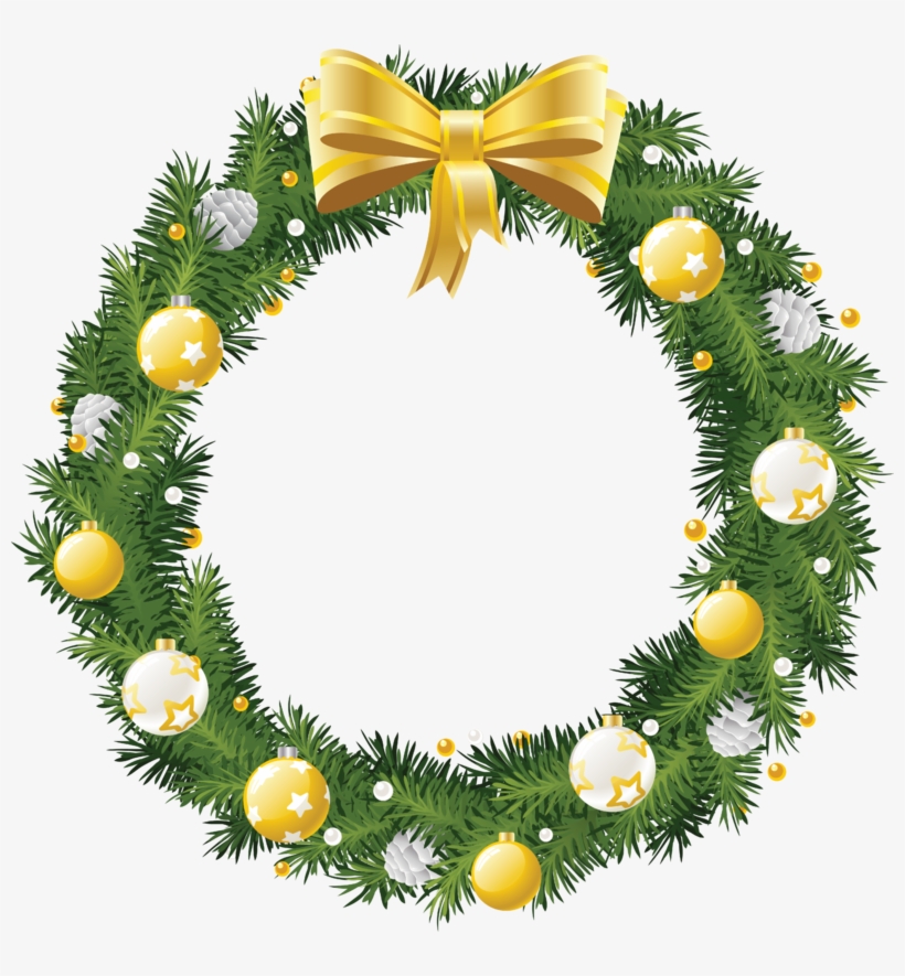 Christmas Themeschristmas Clipartchristmas Wreathsmerry - Christmas Decorations, transparent png download