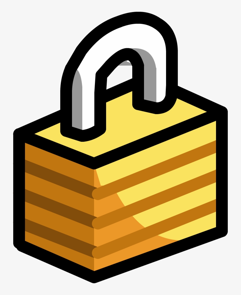 Furniture Lock Closed - Club Penguin Dead Penguin, transparent png download