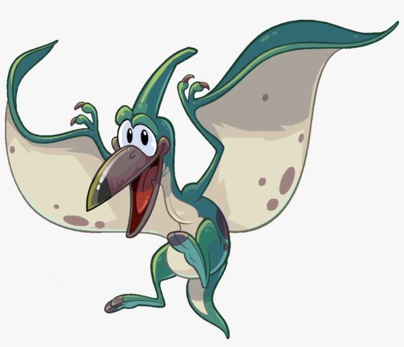 Pterodactyl Transparent Pteranodon Svg Free - Club Penguin Pteranodon, transparent png download