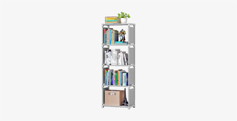 Sorno Simple Bookshelf Bookcase Office Storage Rack - Diy Stand For Books, transparent png download