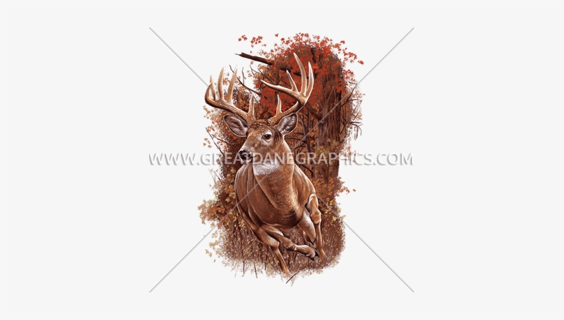 Running Buck - Decal, transparent png download