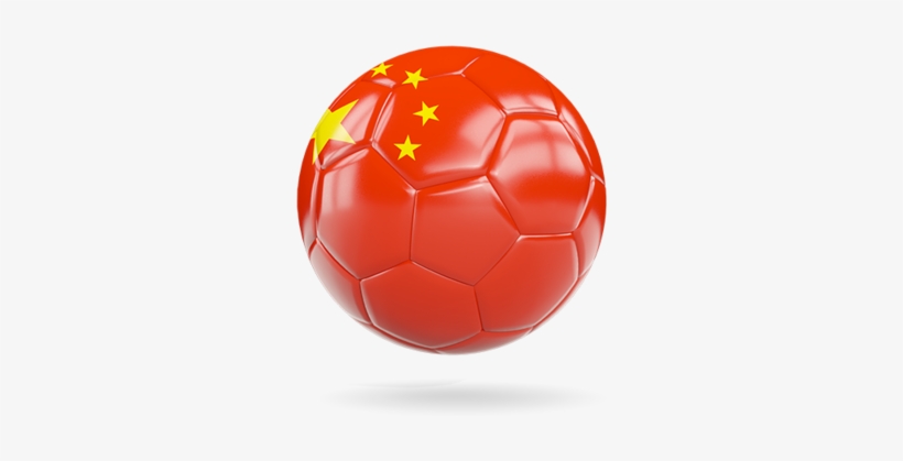 China Soccer Ball Flag, transparent png download