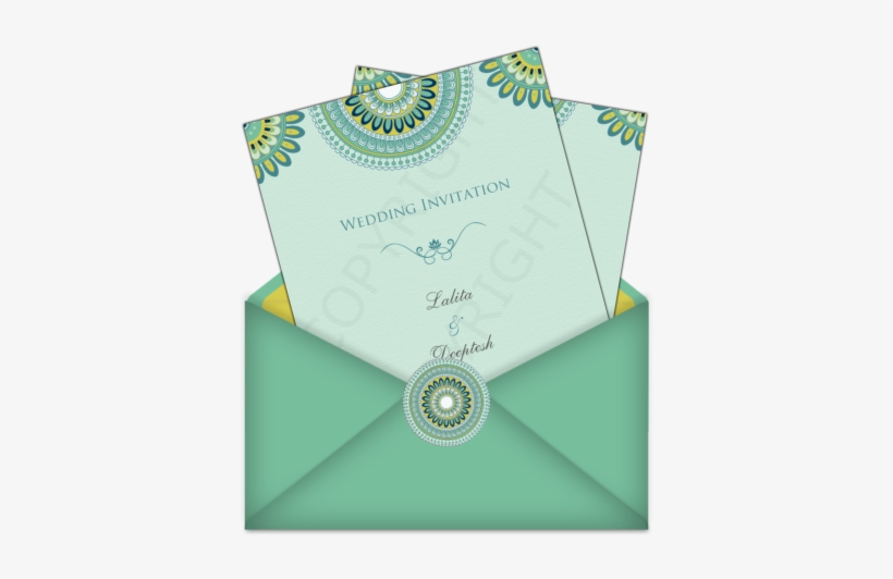 Letter Style Email Indian Wedding Invitation Design - Invitation Cards Png, transparent png download