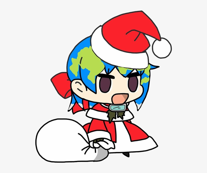 Earth-chanpodaru Discord Emoji - Padoru Padoru Earth Chan, transparent png download