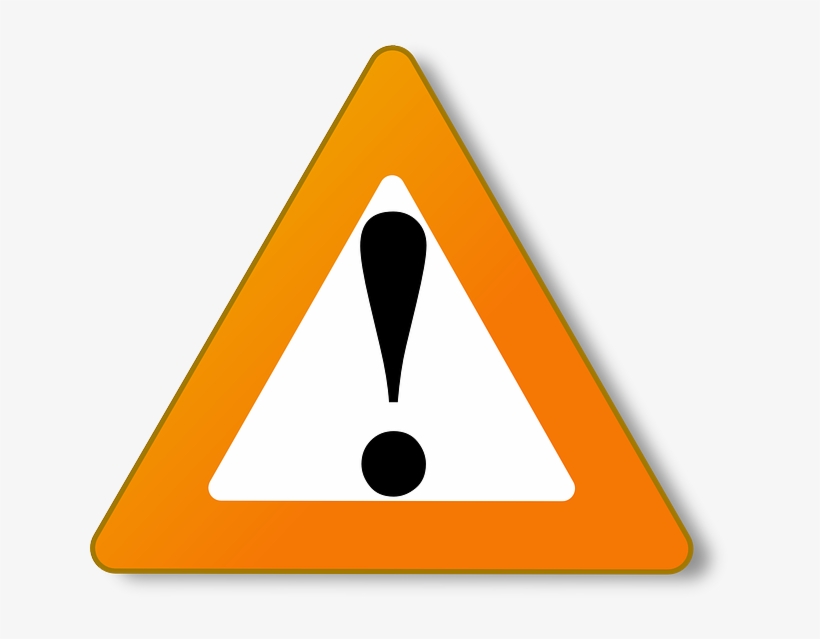 Sign, Computer, Symbol, Cartoon, Signs, Danger - Tam Giác Cảnh Báo, transparent png download