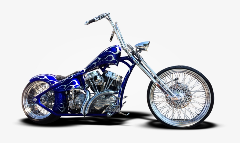 Eddie Trotta's Thunder Cycle Designs Chopper - Motorcycle, transparent png download