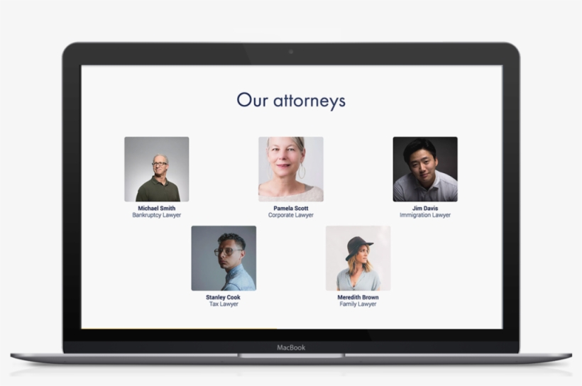 Law Firm Template 3 - Website, transparent png download