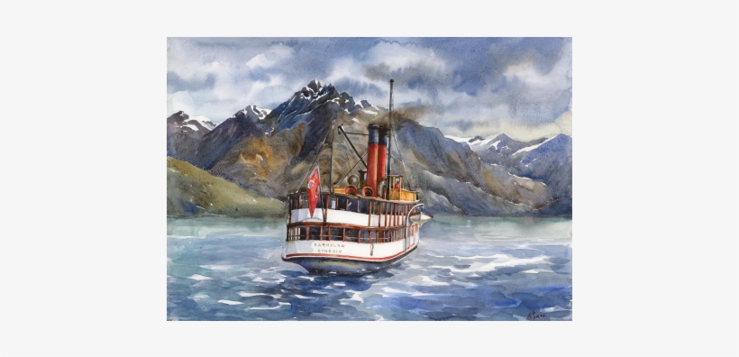 Watercolour Queenstown Nz, transparent png download