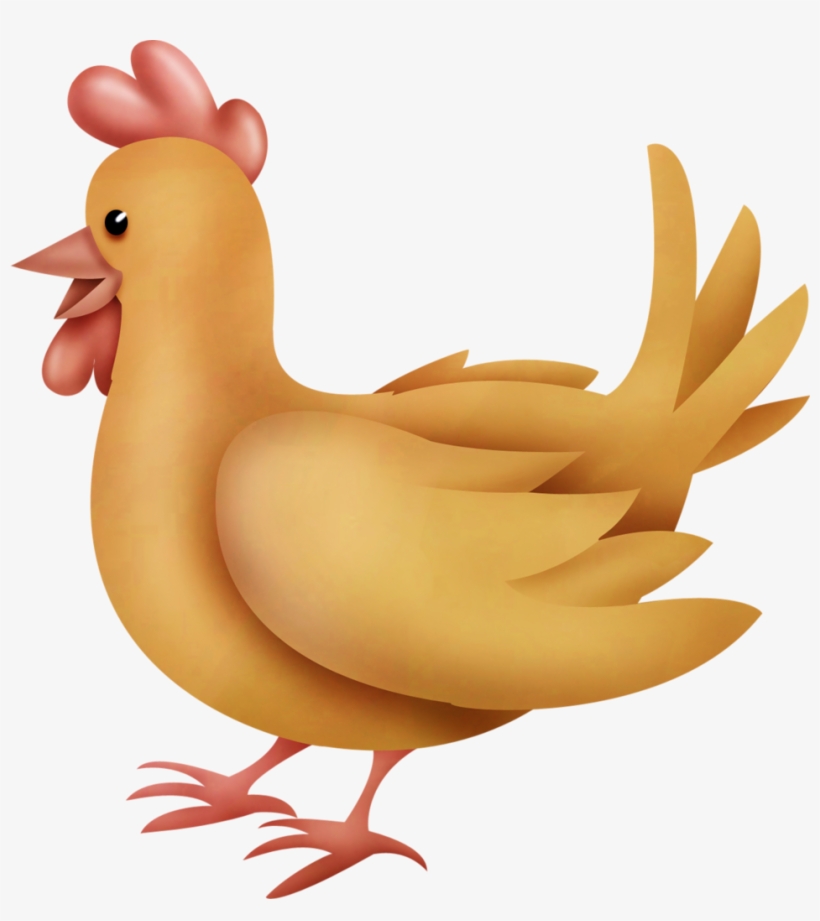 Easter Chickens Png Clip Art Image - صورة دجاجة مرسومة, transparent png download