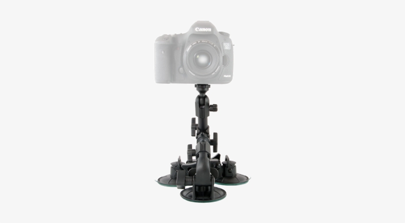 Delkin Fat Gecko Available Via Pricepi - Delkin Ddmnt-triple - Black - Fat Gecko Triple Mount, transparent png download