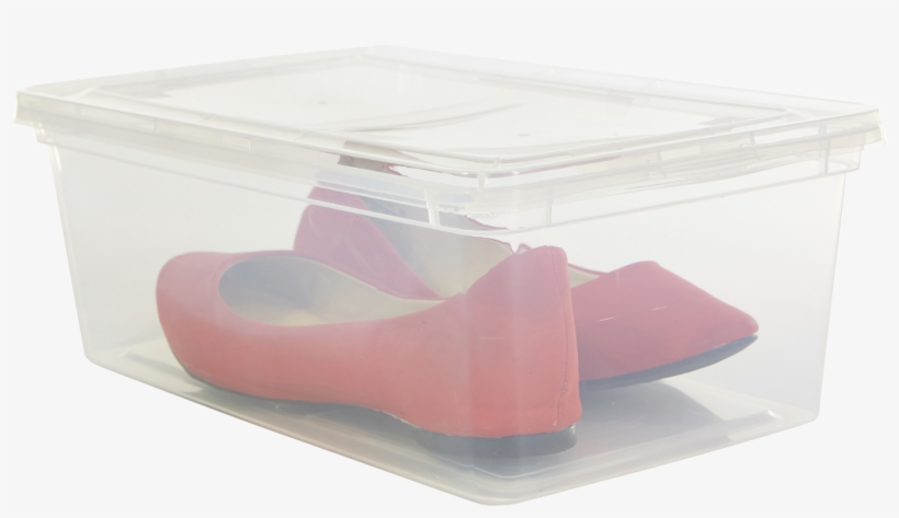 Clear Shoe Box - Box, transparent png download