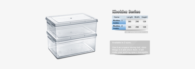 Jumbo Khokha Plastic Boxes - Plastic, transparent png download
