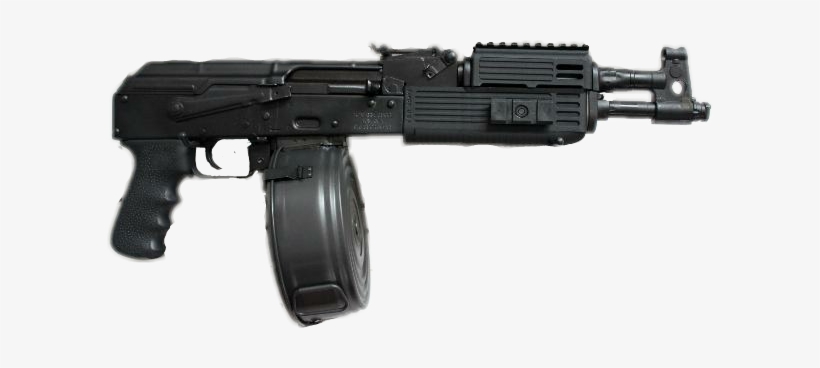 Clipart Black And White Download Gun Ak Trap Pistola - Ak47 Supreme, transparent png download