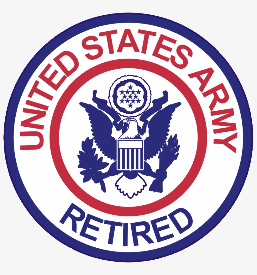 United States Army Retired Patch, transparent png download