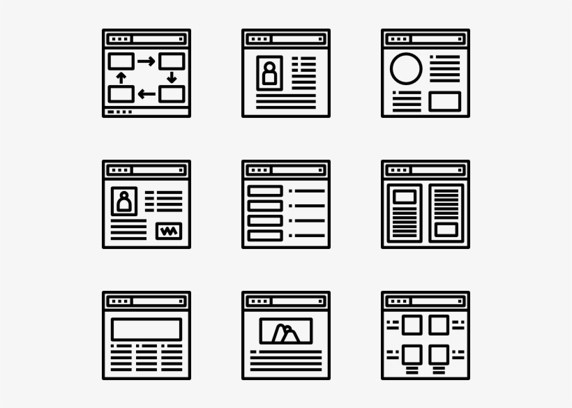 Website Browser - Symmetry, transparent png download