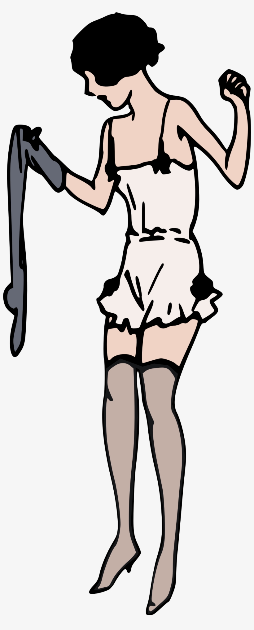 This Free Icons Png Design Of Lady In Underwear, transparent png download