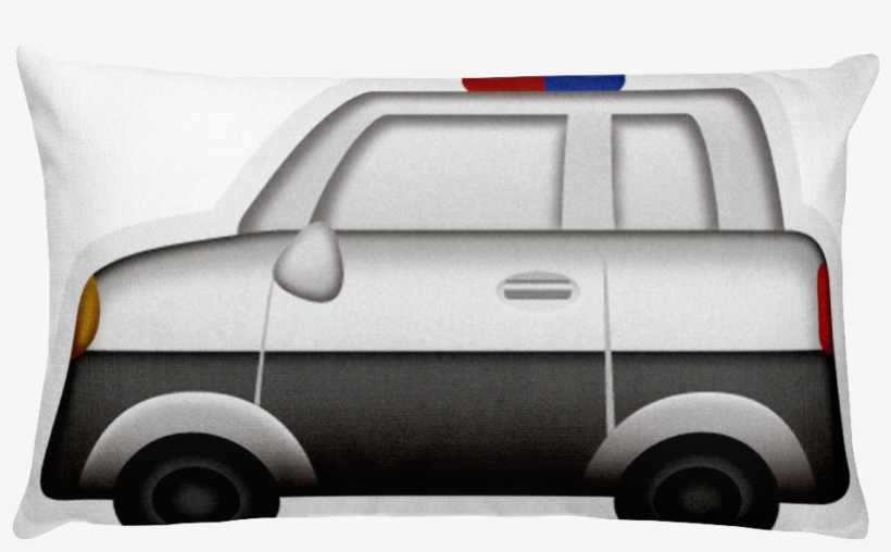 Emoji Bed Pillow - Police Car, transparent png download